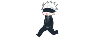✨ Gojo Satoru Jujutsu Kaisen Anime, Jujutsu Kaisen, Gojo Satoru, Chibi, Charakter, Manga telegram sticker