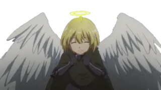 👼 天使, 动漫, 翅膀, 光环 telegram sticker