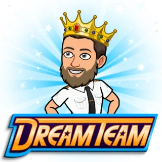 😎 Dream Team Bitmoji, Cartoon, Krone, Dreamteam, Portrait telegram sticker