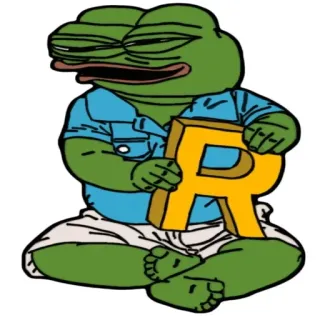 🆓 Pepe the Frog R Pepe o Sapo, Meme, Meme da Internet, Sapo, Desenho animado whatsapp sticker