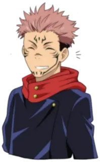 😁 Yuji Itadori Jujutsu Kaisen Аниме, Манга, Персонаж, Jujutsu Kaisen, Юдзи Итадори telegram sticker