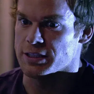 😬 Dexter Morgan Dexter serie de televisión, crimen, asesino en serie, forense, Dexter telegram sticker