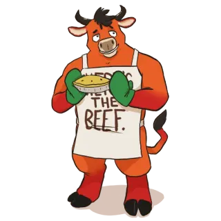 FuzzyRedBull telegram stickers