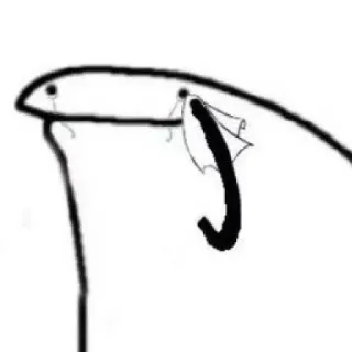 🙄 flork, florkofcows, crying, sad, meme telegram sticker