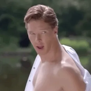 ♟ Benedict Cumberbatch aktor, celebryta, mężczyzna telegram sticker