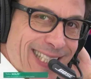 😁 Toto Wolff fórmula 1, mercedes, f1, jefe telegram sticker