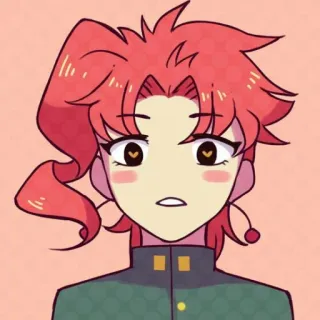 😍 Noriaki Kakyoin JoJo's Bizarre Adventure Anime, Manga, Fanart, Jojo's Bizarre Adventure, Kakyoin, Noriaki Kakyoin telegram sticker