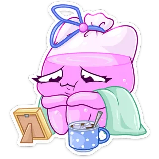 Шуршащая нежность @stickers_vk telegram stickers