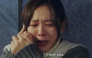 😭 I love you. crying, sad, emotional, love telegram sticker