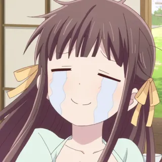🎀 anime, crying, kawaii, girl, tears, expression telegram sticker