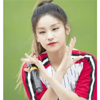 ✖️ Yeji K-pop, Musica, Idol, Femmina, Cantante telegram sticker