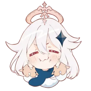 😊 Paimon Genshin Impact Paimon, Genshin Impact, anime, cute, sticker, chibi whatsapp sticker