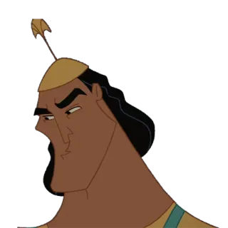 👀 Kronk The Emperor's New Groove Desenho animado, Disney, Expressão, Personagem de filme telegram sticker