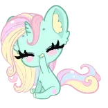 😘 pony, cartoon, cute, animal, kawaii, pastel telegram sticker