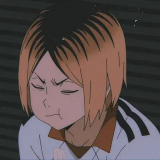 😫 Kozume Kenma Haikyuu!! Anime, Haikyuu, Kozume Kenma, Charakter, Manga, Japanische Animation telegram sticker