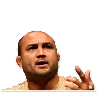 🐣 ufc, fighter, mma, bj penn telegram sticker