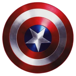 ⭐️ Captain America superhéros, bouclier, Marvel, Captain America, Avengers telegram sticker