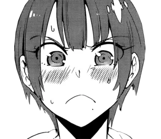 😡 アニメ, マンガ, 漫画, かわいい, 怒り, 落ち込み whatsapp sticker