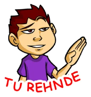 😐 TU REHNDE whatsapp sticker
