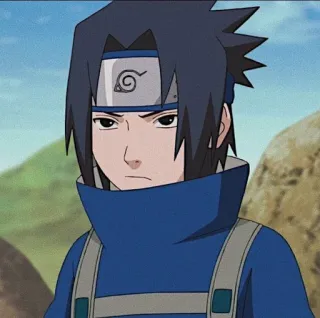 🖲 Sasuke Uchiha Naruto Аниме, Наруто, Саске, Учиха telegram sticker
