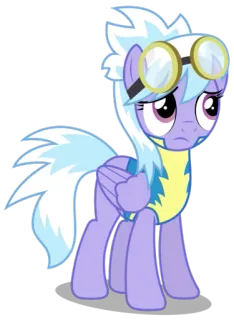 😐 Rainbow Dash My Little Pony Cartoon, Pony, Tier, Süß, Pegasus, Blau, Fantasy telegram sticker