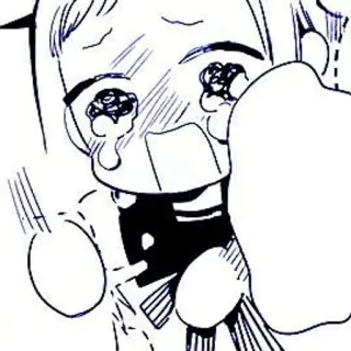 🫐 Anime, Manga, Piangere, Triste, Emozionale, Lacrime telegram sticker