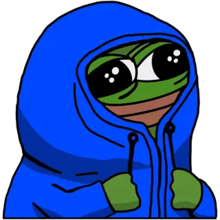 🥶 Pepe the Frog pepe, kikker, meme, cartoon, internet cultuur telegram sticker