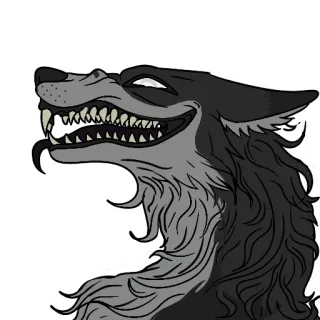 😄 dog, animal, creature, smile, teeth telegram sticker