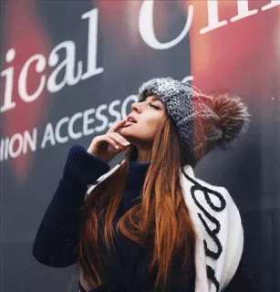 😍 ical Oli
HION ACCESSORIES 女性, 帽子, 时尚, 配饰, 冬季, 围巾 telegram sticker