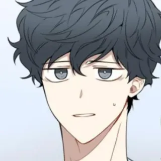 🦢 anime, manga, character, portrait, man telegram sticker