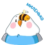 ☺️ 鳥, 蜂, 可愛い, 漫画 telegram sticker