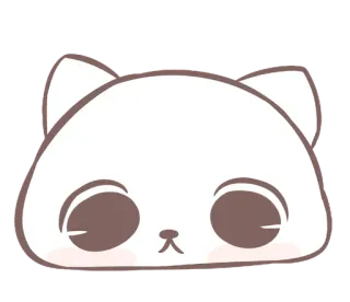 💭 แมว, สัตว์, น่ารัก, การ์ตูน, สติกเกอร์ telegram sticker