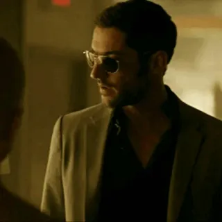 😎 Lucifer Morningstar Lucifer Люцифер, Люцифер Морнингстар, Том Эллис, Сериал, Персонаж telegram sticker