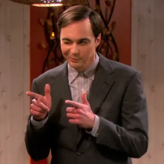 🤘 Sheldon Cooper The Big Bang Theory Sheldon Cooper, The Big Bang Theory, character, sitcom, science telegram sticker