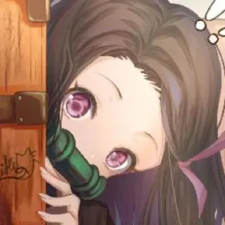 Nezuko kamado [@otakuzdream] telegram stickers