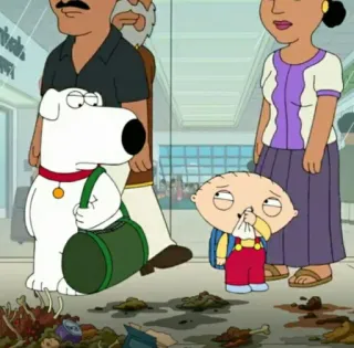 🧸 Stewie Griffin Family Guy cartoon, comedy, animation, funny, humor telegram sticker