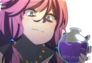 👩‍⚕️ Anime, Potion, Magie, Personnage, Méchant telegram sticker
