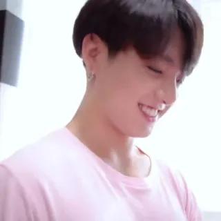 🎭 Jungkook penyanyi, musik, K-pop, selebriti, pria, tersenyum telegram sticker
