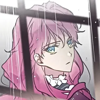 💭 anime, pink hair, female, character telegram sticker