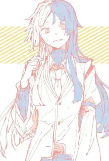 🥀 Anime, Mangá, Personagem, Jaleco branco, Cientista telegram sticker