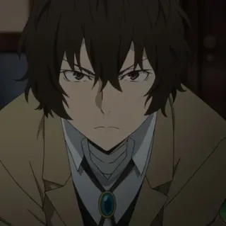 ✨ Dazai Osamu Bungo Stray Dogs อนิเมะ, ตัวละคร, Bungo Stray Dogs, ดาไซ โอซามุ telegram sticker