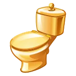 🎁 toilettes, or, salle de bain, robinetterie, plomberie, luxe whatsapp sticker