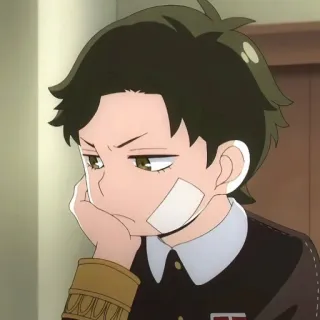 💶 Damian Desmond Spy x Family Anime, Cartone animato, Ragazzo, Damian Desmond, Spy x Family, Personaggio telegram sticker