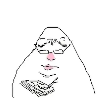 🙄 Wojak Wojak meme telegram sticker