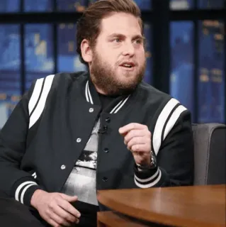 💡 Jonah Hill знаменитость, актер, мужчина, портрет telegram sticker