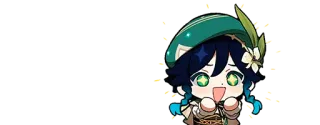 🌟 Venti Genshin Impact Anime, Venti, Genshin Impact, Chibi, Personagem de videogame telegram sticker
