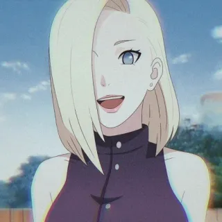 🎭 Ino Yamanaka Naruto Anime, Naruto, Ino Yamanaka, Mujer, Personaje telegram sticker