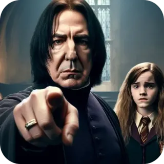 🫵 Severus Snape Harry Potter magic, professor, harry potter, wizard, alan rickman telegram sticker