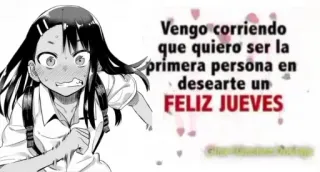 🏃‍♀ Vengo corriendo que quiero ser la primera persona en desearte un FELIZ JUEVES Anime, Bieganie, Szczęśliwego czwartku, Pozdrowienia, Serca telegram sticker