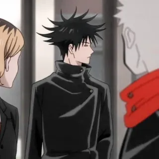 🐺 Megumi Fushiguro Jujutsu Kaisen Anime, Manga, Megumi Fushiguro, Jujutsu Kaisen, Zauberer, Schüler, Schwarze Haare whatsapp sticker